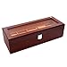 JINDILONG Watch Case for Men 5 Slot with Glass Top Solid Wood Watch Storage Organizer Display Box, Best Present for Birthday,Valentine's Day, Wedding, Christmas and New Year