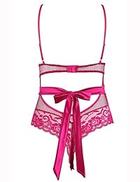 Conjunto de lencería sexy para dama con encaje