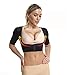 Arm Shapers for Women Slimming Sleeves Compression Chest Support Body Vest Seamless Upper Shapewear(L,Black)