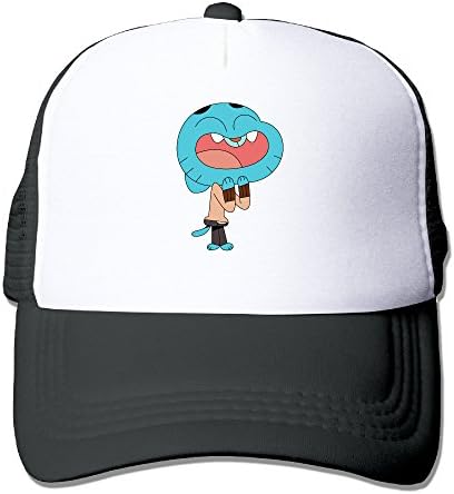 Cyska Adult Mesh Cap Hats The Amazing World of Gumball Sun Caps Black