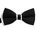 Men's Pre Tied Bow Ties for Wedding Party Fancy Plain Adjustable Bowties Necktie (Light Pink)