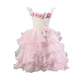 Collager Kid Baby Girl's Tulle Bowknot Sleeveless Party Princess Dress