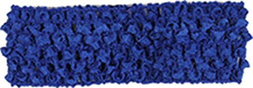 Chic Pipsqueak 1.5â€ Crochet Headbands for Baby Toddler Kids and Adults Blue