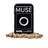 Muse by Toniiq | Superior Focus & Energy Support Brain Booster Supplement Pills | Nootropic with Yerba Mate Caffeine, Ashwagandha, Rhodiola, Vitamin B12, Patented Citicoline | 30 Veggie Capsules