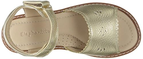 Elephantito Baby Girls Classic Sandal, Gold, 10 Infant in Oman