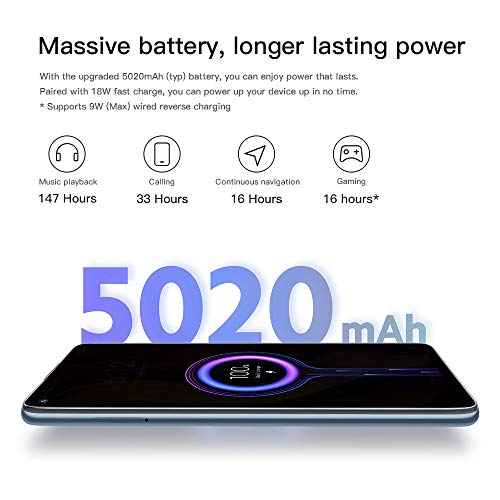 Xiaomi Redmi Note 9 Smartphone,3GB RAM 64GB ROM Mobilephone,6.53"DotDisplay MTK Helio G85 Procesador 48MP + 8MP + 2MP + 2MP AI Quad Camera Hotshot Versión Global (Gris) - Imagen 4