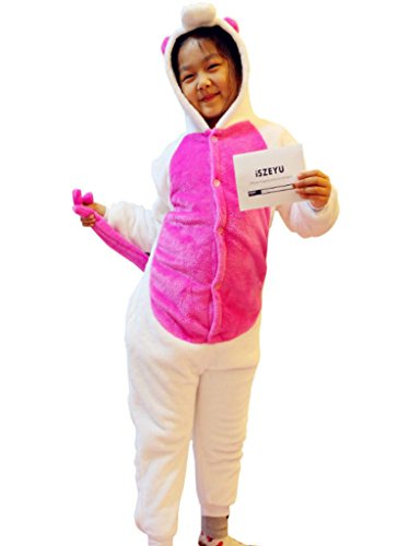 iSZEYU Unicorn Panda Cow Kangaroo Kids Onesie Pajamas for Girls Boys Pink Black