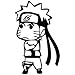 Naruto Anime Konoha Anbu Tokio Vinyl Decal Sticker Ops Symbol for Wall Car Window Laptop Die Cut (5.5" inches, White)