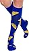 Fun Running Compression Socks - Graduated 15-25mmHG Colorful Knee High Sport Socks for Men and Women by LISH
