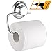 MaxHold MaxHold No-Drilling/Suction Cup Toilet Paper Roll Holder - Vaccum System - Stainless Steel Never Rust - for Bathroom & Kitchen Storage