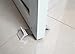Cimostar Revolutionary New Design Door Stopper - Highest Quality Aluminum And Silicone Under Door Stops - Ideal For Pet And Child Safety – Pack of 2