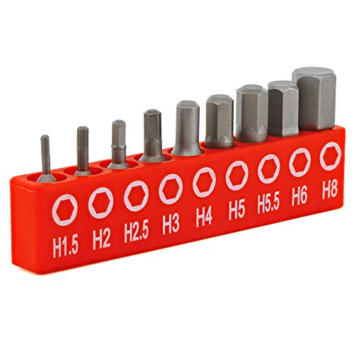 Ram Pro Metric Hex Driver Bit Set 9 Pieces 1.5mm 8mm Perfect for