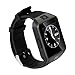 321OU Bluetooth Smart Watch Phone DZ09 with Camera Pedometer Support SIM Card TF Card for iPhone IOS Samsung LG Android Smartphones (Black)