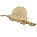 LETHMIK Summer Beach Straw Hat Womens Wide Brim Floppy Packable Sun Hat Beige