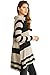 Umgee Women's Long Sleeve Striped Cowl Neck Sweater Tunic