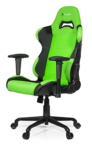 Arozzi Torretta Series Gaming Racing Style Swivel Chair, Green