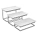 Love-KANKEI Tiered Serving Stand Tiered Serving Tray Free Combination for Party with 3 White Rectangular Platters to Display Food primary
