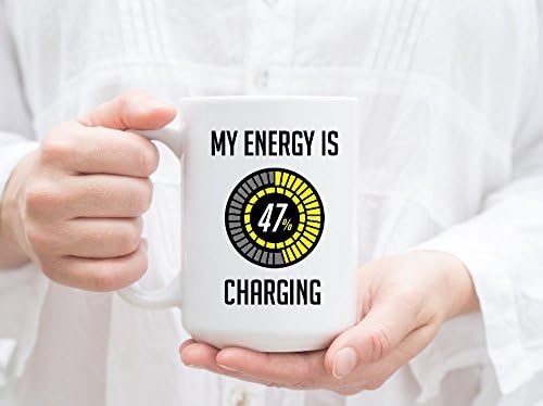 Overwatch Inspired My Ultimate Energy Is Charging - White Mug, Computer Game, Cup, Geek Present