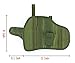 Molle Tactical Pistol Thigh Gun Holster, Drop Leg Holster, Right Hand Adjustable (Green)
