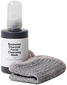 Morihata Binchotan Activated Charcoal Facial Cleansing Kit - Mask and Exfoliate
