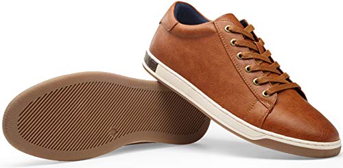 brown casual tennis shoes