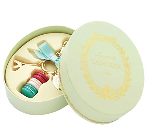 Laduree keychain ring eiffel tower macaron charm m -pis…