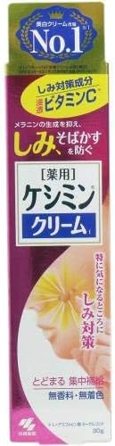 Amazon ケシミンクリームf シミ対策成分 浸透ビタミンc配合 30ｇ 医薬部外品 6個セット ケシミン 美容液 通販