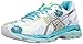 ASICS Women's Gel-Kayano 23 Running Shoe, White/Silver/Aquarium, 7 M US