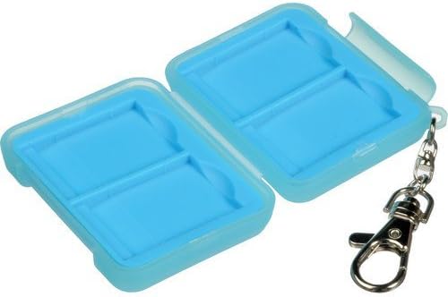 Ruggard Memory Card Case for 4 SD Cards (Light Blue)