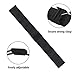 Minfex Compatible with Samsung Galaxy 42mm/Gear S2 Classic Watch Bands, 2-Pack 20mm Stainless Steel Replacement Metal Band Strap Bracelet for Samsung Galaxy 42mm Smartwatch, Black