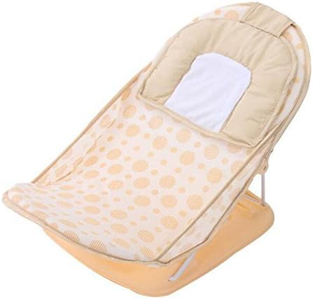Fairy Baby Infant Adjustable Folding Bath Bather Safety Shower,Yellow