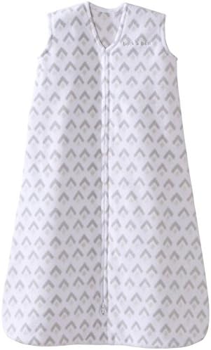 Halo Sleepsack, Micro-Fleece, Brushed Aztec, Gray, Small by Halo