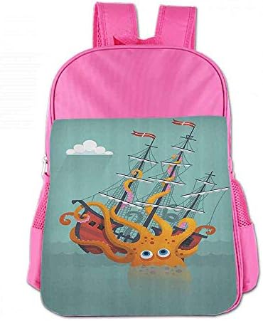 Students School Bag,Kraken,Girls Boys Bookbags