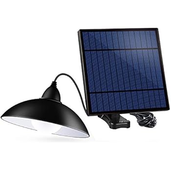 Solar Powered Pendant Lights, Awanber 12 LED (Equivalent to 50W Incandescent Brightness) Waterproof Remote Control Indoor Outdoor Hanging Lamp for Garden, Garage, Pathway, Yard, Patio, Lawn, Balcony