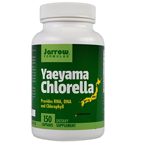 Jarrow Formulas Yaeyama Chlorella 150 Capsules (Pack of 2) Jarrow Formulas Yaeyama Chlorella 150 Capsules (Pack of 2)