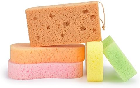 HOTPDR Car Wash Sponge Car Cleaning kit 5 in 1 Set Auto Detailing Tools to Clean Exterior of Cars Autos Vehicles