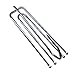 Ailejia Curtain Pleater Tape Hooks Stainless Steel 4 Prong Drapery 45-pcs Pinch Pleat Curtain Drapery Hooks