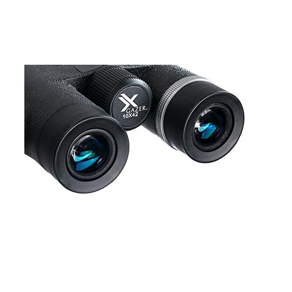 Xgazer Optics HD 10 x 42 Professionelles Fernglas – Hochleistungs-Fernglas für Reisen, Jagd, Angeln, Safari, Augenentlastung mit Umhängeband, Reinigungstuch und Tragetasche – Bild 3
