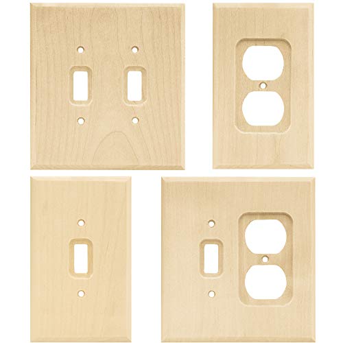 Franklin Brass W10397VUNC Square Single Duplex Outlet Wall Switch