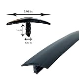 T-Molding Arcade Mame -Smooth Black - 3/4" - 20'