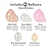 Balloon Arch Kit Balloon Garland Kit Premium | Rose Gold Peach White & Confetti Balloons + Inflator Pump 16ft Decorating Strip Tape & Glue Dots | For Wedding, First Birthday Party & Girl Baby Shower
