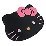 IBTS®Hello Kitty Laptop Computer Mouse Pad Mat Pink/Black color (Black)