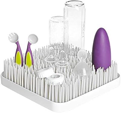 Morkka Large Baby Bottle Drying Rack Anti-Bacterial White