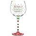 Burton and Burton Holiday Wine Glass Drink Up Grinches, 20 oz.