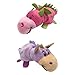 FlipaZoo - Flipzee 5 Inch Lavender Unicorn / Dragon and 7 Pack Bundle w/ Exclusive Flip-A-Zip Bag