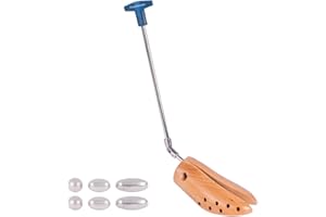 FootFitter Premium Professional Boot Stretcher for Men & Women, Wooden Width Expander for Tight Boots, Shoe Pain Relief Aid