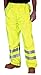 Forever Mens Hi Viz Waterproof Rain Over Trousers High Vis Visibility Pants