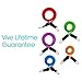 Vive Resistance Bands with Handles (11 Pcs) - Tube Rehab Band Set - Shoulder Pulley Door Anchor - 2 to 70 LBs Tension - Home Workout Elastic Fitness Equipment - Men, Women Training Therapy