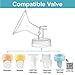 Maymom Wide Neck Pump Parts for Spectra S1/S2 Pumps; Incl Wide Mouth Flanges; Not Original Spectra Flange; Replaces Spectra Shield (32 mm Extra Extra Large Flanges)