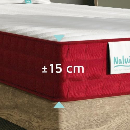 - Colchón Viscoelástico Reversible 150x180cm Gredos con Altura ±15cm. Tejido Strech y Tejido 3D Transpirable | Especial para Cama Nido | Firmeza Medio-Alta | Adaptable | Hecho en España